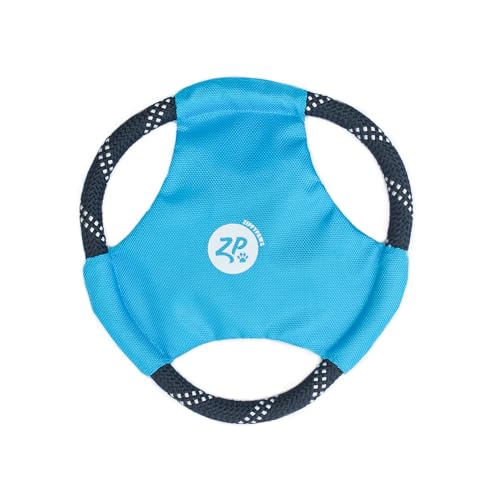 ZippyPaws Gliderz Hundespielzeug aus Seil, strapazierfähig, mit Fliegenscheibe, Blau von ZippyPaws