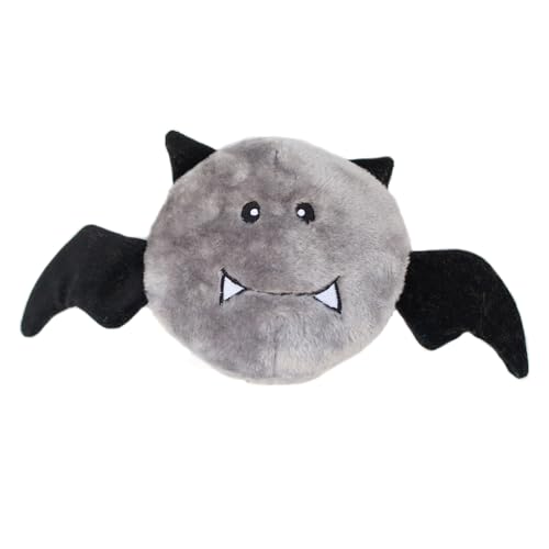 ZippyPaws Halloween brainey Fledermaus – Quietschendes Hundespielzeug Plüsch von ZippyPaws