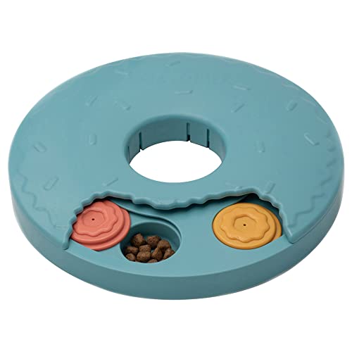 SmartyPaws Puzzler – Donut Slider Hundespielzeug – Interaktiver Futternapf, Denkspiel für Hunde, Fördert geistige Stimulation, Slow Feeder Design für Gesunde Ernährung, rutschfest und Strapazierfähig von ZippyPaws