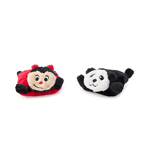 ZippyPaws Quietsch-Pads, Marienkäfer, Panda, 2 Stück von ZippyPaws