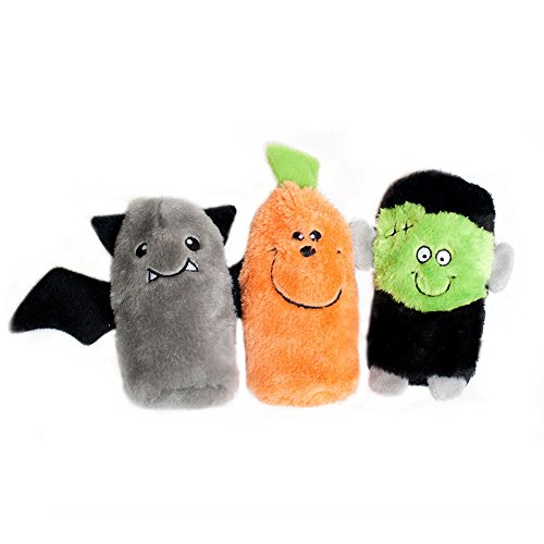 ZippyPaws Squeakie Buddies – Frankenstein, Kürbis, Fledermaus von ZippyPaws