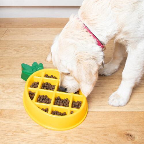 ZippyPaws - Happy Bowl - Ananas - 36 x 22,5 x 5,5 cm von Zippypaws