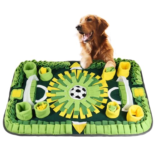 Interaktive Schnüffelmatte für Hunde, Schnüffel-Futtermatte, Hundeleckerli-Puzzle-Spielzeug für große Hunde, interaktive Fütterungsmatte, um sie zu beschäftigen, Hundeleckerli-Spender für drinnen und von Ziprofly