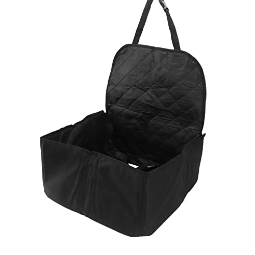 Faltbare Schwarze Teppichtasche, Oxford-Stoff, Wasserdicht, Atmungsaktiv, Netzstoff, für Hunde, Auto, Transportsitz für Reisen von Zisemeil