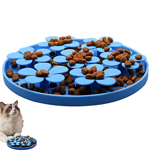 Haustierfutter | Katze Slow Feeder | Slow Feeder & Rutschfestes Design, Haustier Beruhigende Hunde-Leckerli-Matte Hund Katze Training, Perfekt für Joghurt, Butter von Ziurmut