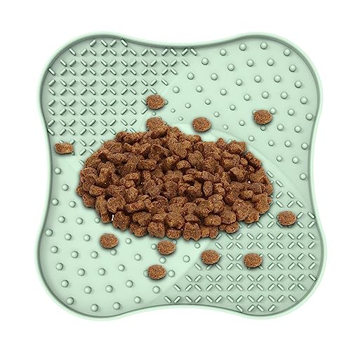 Leckkissen für Hunde,Leckmatten für Hunde und Katzen - Leckmatten für interaktives Hundespielzeug, Slow Feeder für Haustiere, Hundenäpfe, Futterzubehör für Haustiere, Anti-Choking, Slow Feeder Ziurmut von Ziurmut