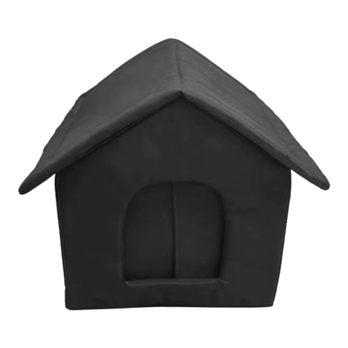 Outdoor Katzenhaus 353035cm Katzenhütte Hundehütte Winter Warm Haustier Schutz Haus Oxford Tuch Abnehmbare Winddichte Katzenhäuser für Scheunen Balkone Draußen Outdoor von Ziurmut