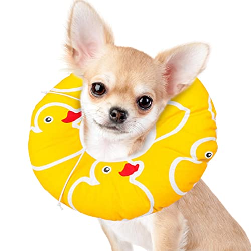 Ziurmut Rettungshalsband für Haustiere - Weiche süße Donut Dog Recovery Cone Halsbänder - Full Neck Support Protective Cone After Hurt, niedliche elisabethanische Halsbänder von Ziurmut