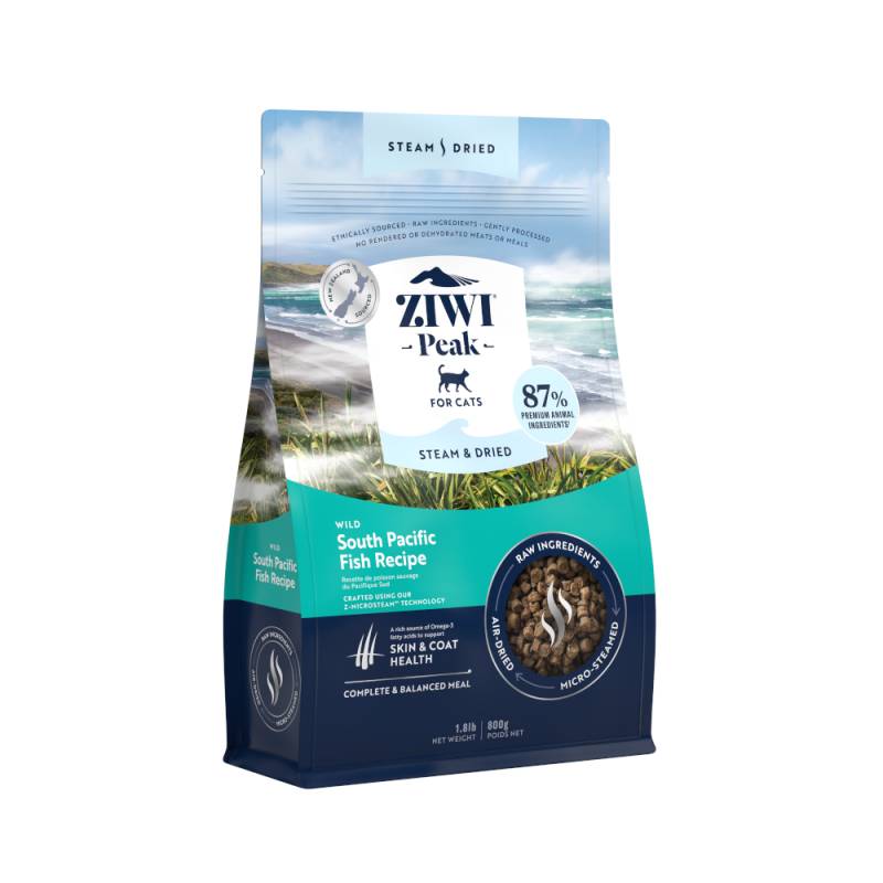 Ziwi Peak Steam & Dried Wilder Südpazifik Fisch - 800 g von Ziwipeak