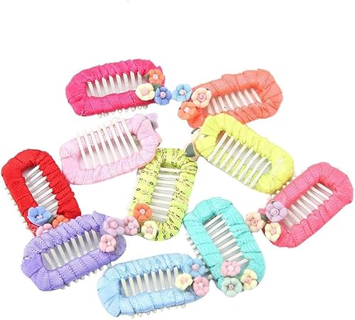 Zixyqol 10 schöne Haarspangen für Haustiere, niedliche Schleife-Haarnadeln für Katzen, mit Clip, schöne kleine mittlere Haarschleifen, Haarknoten, Hundehaar-Accessoire, Kopfbedeckung von Zixyqol