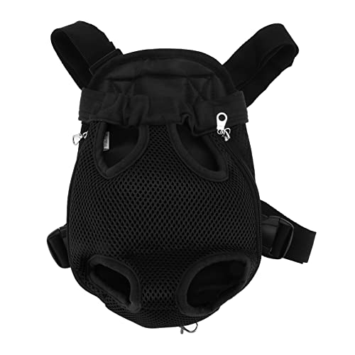 Zixyqol Atmungsaktive tragbare Hunde-Reisetasche, Haustier-Front-Katzen-Hundeträger-Rucksack-Reisetasche, für Wandern, Reisen, Fahrrad, Motorrad (M) von Zixyqol