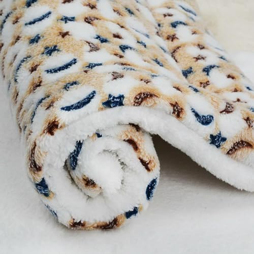 Zjwchao Haustier-Schlafmatte, warmes Hundebett, weiches Fleece, Haustierdecke, Welpenschlafmatte von Zjwchao