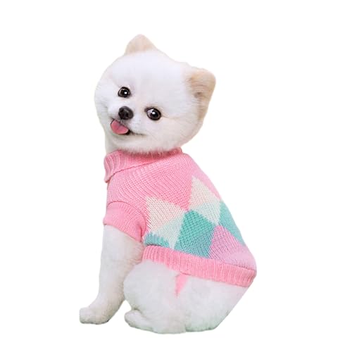 Zktfyshk Haustierpullover für Katzen, Hunde, Herbst, Frühling, Haustierpullover, warme Haustierkleidung für Bichon, Chihuahuas, kleine Hunde, Foto-Outfit von Zktfyshk