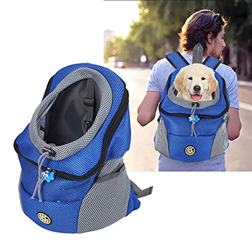 Haustier-Hundeträger-Rucksack, atmungsaktiver Hundeträger-Rucksack, Haustier-Rucksack, Belüftungskomfort, geräumiger Umweltschutz, schönes Aussehen, Hunderucksack (XL) von Zoeyilan