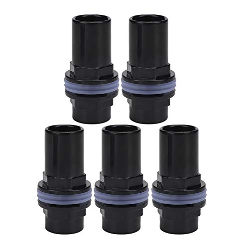 Zoeyilan 5 Stück/Set Aquarium-Rohrverbinder, Aquarium-Verbinder, Wasserversorgungsrohr, PVC-Aquarium-Wasserrohrverbindung, gerader Rohrverbinder, Aquarium-Zubehör (20mm) von Zoeyilan