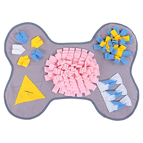 Zoeyilan Pet Sniffing Pad, Pet Foraging Mat, Dog Training Feeding Mat, Interactive Pet Mat Dog Puzzle Toys for Stress Releasing and Smell Training von Zoeyilan