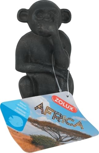 Zolux Afrika Affe Ich spreche nicht Aquariendekorationen von Zolux