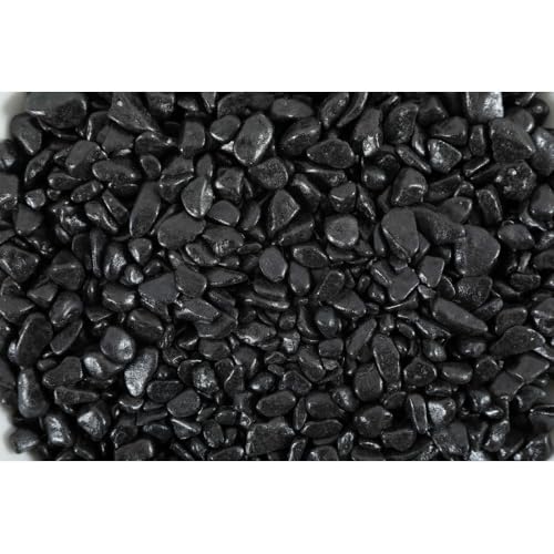 Zolux - Aqua Sand ekai Kies schwarz 5 – 12 mm Beutel mit 1 kg Aquarium von Zolux