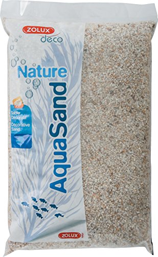 Zolux Aquarienkies für Aquarium, Quarz, 1 bis 3 mm, 5 kg, Weiß von Zolux