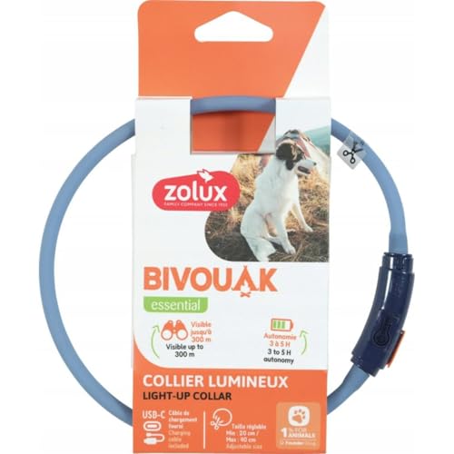 Zolux Bivouak LED-Hundehalsband, Blau, 40 cm, 20 cm, Marke: Zolux - EAN: 3336024667927 Zolux Bivouak LED-Hundehalsband, Blau, 40 cm, 20 cm, Marke: Zolux - EAN: 3336024667927 von Zolux