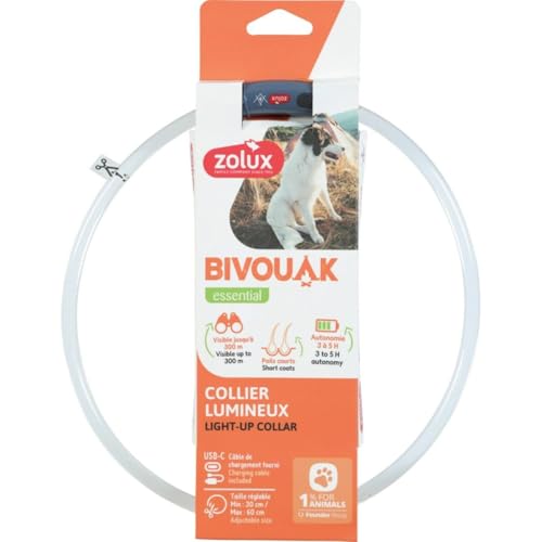 Zolux Bivouak LED-Hundehalsband, blau, 60 cm, 30 cm, Marke: Zolux - EAN: 3336024667910 Zolux Bivouak LED-Hundehalsband, blau, 60 cm, 30 cm, Marke: Zolux - EAN: 3336024667910 von Zolux
