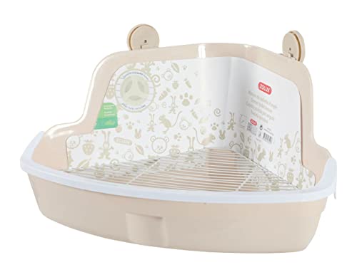 Zolux Ecktoilette für Nagetiere, groß, Beige, 43 x 32 x 20 cm von Zolux