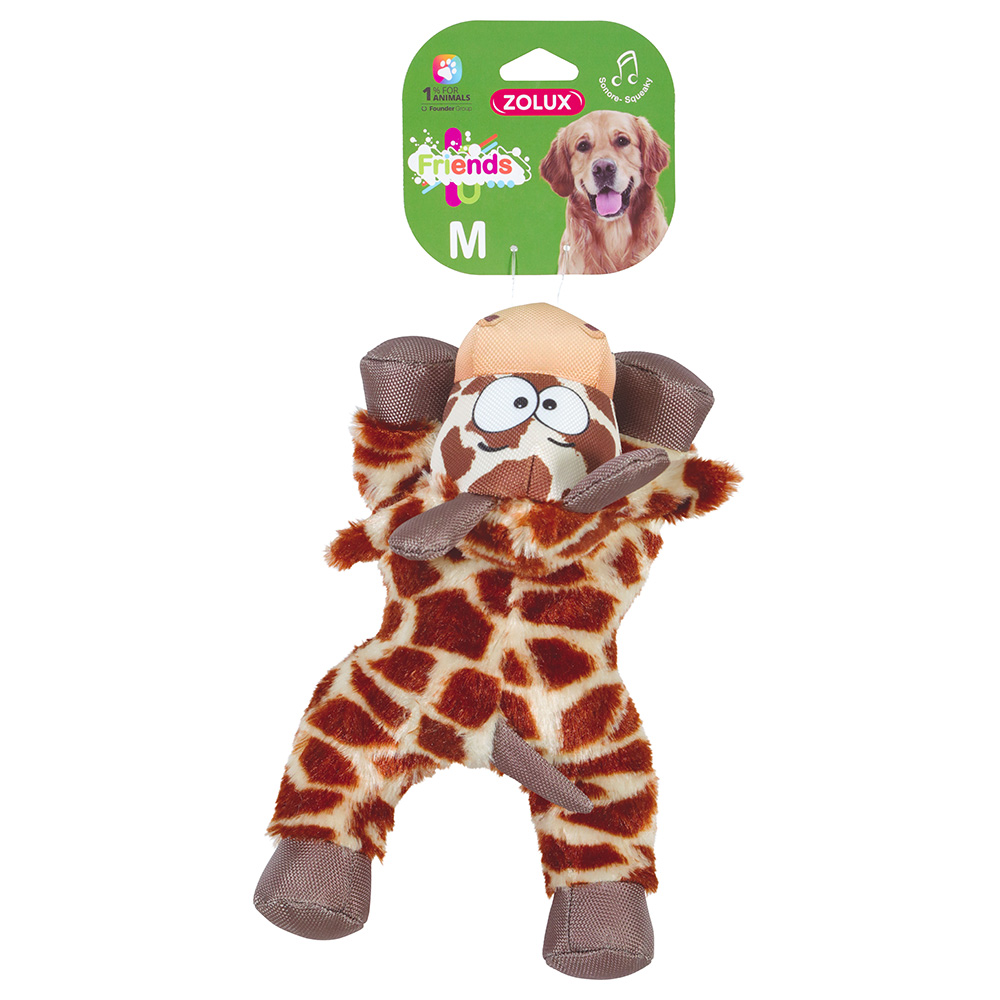 Zolux Friends Hundespielzeug Giraffe Olaf - L 28,2 x B 17 x H 17 cm von Zolux