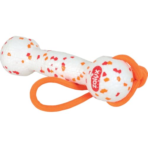 Zolux - Hantel und Seil schwimmend, 38 cm, aus TPU, Spielzeug für Hunde von Zolux