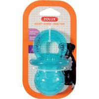 Zolux Hundespielzeug Schnuller Pop, blau - L 6 x B 6 x H 10 cm von Zolux