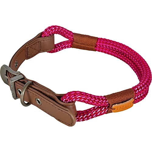 Zolux - IMAO Hundehalsband Hyde Park, 6 mm x 40 cm, Fuchsia, ZO-466777FUS von Zolux