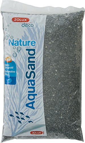 Zolux Kies für Aquarien Basalt-Kies, 1 bis 4 mm, 5 kg von Zolux