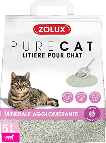 Zolux - Klumpendes mineralisches Katzenstreu mit Duft, 5 Liter von Zolux