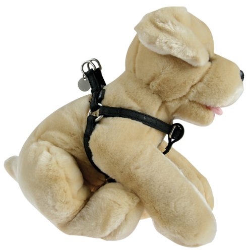 Zolux Mac Leather Hundegeschirr, verstellbar, 10 mm, Schwarz Zolux Mac Leather Hundegeschirr, verstellbar, 10 mm, Schwarz von Zolux