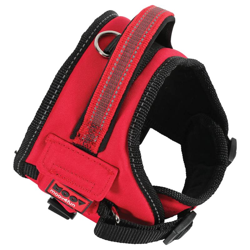 Zolux Moov Comfort Verstellbares Hundegeschirr, rot - Größe M: 59 - 75 cm Brustumfang von Zolux