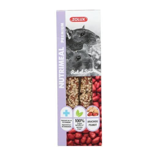 Zolux Nutrimeal Stick Ratte/Maus Erdnuss 125 GR 2 ST von Zolux