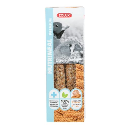 Zolux Nutrimeal Stick Tropische Vogel Gele Gierst-110 GR 2 ST von Zolux