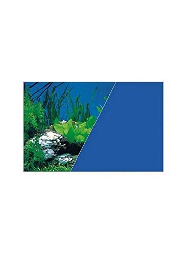 Zolux Poster Hintergrund für Aquarien, zugeschnitten, 50 x 80 cm, Fels/Blau von Zolux