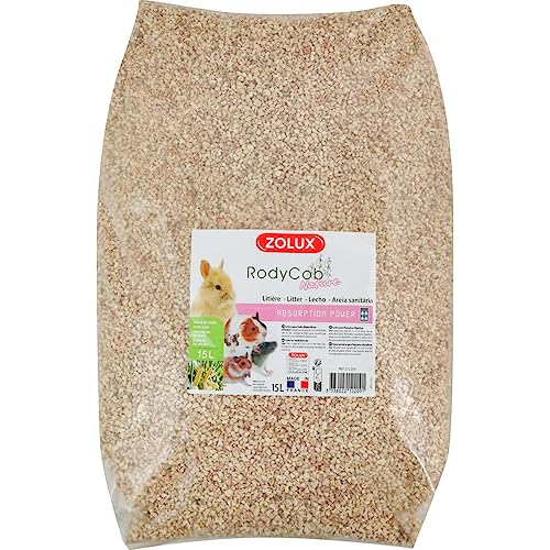 Zolux - Rodycob Nature Katzentoilette 15 Liter 5,18 kg für kleine Säugetiere von Zolux