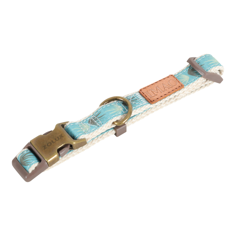 Zolux Taiga Halsband, blau Größe L: 40 - 65 cm Halsumfang, B 25 mm von Zolux