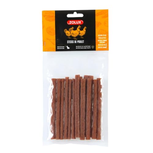 zolux - Getrocknete Hühnchensticks, 100 g, Leckerlis für Hunde von Zolux