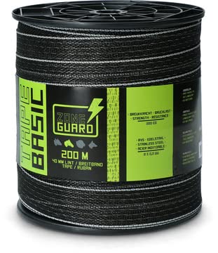 ZoneGuard Zubehör für die Gesundheitspflege, 40 mm, Schwarz, 200 m von ZoneGuard