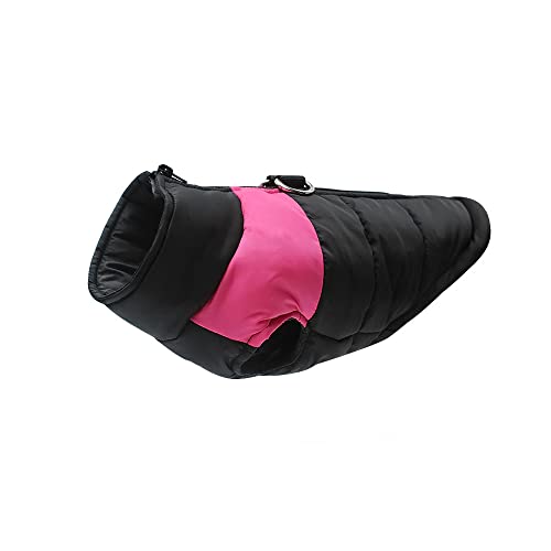 Hunde Mantel Warme Jacke, ZoneYan Hund Kleider, Haustier Kleidung, Welpe Weste, Dog Kleidung, Hunde Mantel Herbst Winter, Doggy Bekleidung, Welpen Jacken Warm (Rosa-S) von ZoneYan