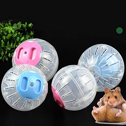 Zonfer 1pc Hamster Gymnastikball, Kunststoff Kleintiere Gerbil Spielzeug Laufaktivität Mini Balls (gelegentliche Farbe) von Zonfer