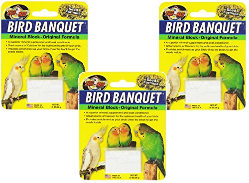 Zoo Med (3 Pack) Labs Supplement Bird Banquet Block Small Healthy von Zoo Med