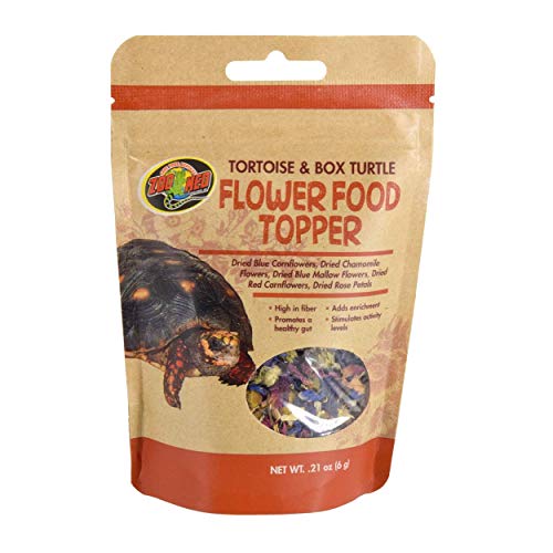 Zoo Med (4 Pack) Flower Food Topper for Tortoise and Box Turtle 0.21 Ounce von Zoo Med