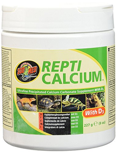 Zoo Med A34-8E Repti Calcium mit D3, 227 g, Vitaminpulver mit Kalzium für Reptilien von Zoo Med