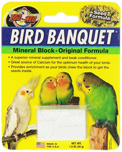 Zoo Med Bird Banquet, Vogelfutter Futterblock, Samen, klein 1 x 28 g von Zoo Med