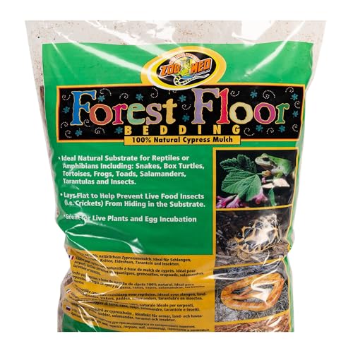 Zoo Med CM-24E Forest Floor, 26.4 L, Zypressen Mulch Bodengrund für Terrarien von Zoo Med