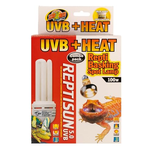 Zoo Med FSC-1E Heat und UVB Kombi Pack, Wärme Spot Strahler + UVB Kompaktlampe für Terrarien Zoo Med FSC-1E Heat und UVB Kombi Pack, Wärme Spot Strahler + UVB Kompaktlampe für Terrarien von Zoo Med