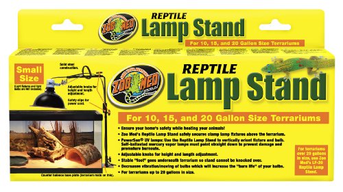 Zoo Med LF-21 Repti Lamp Stand, Lämpenständer für Hängelampenschirme, verstellbar bis 65 cm Höhe von Zoo Med